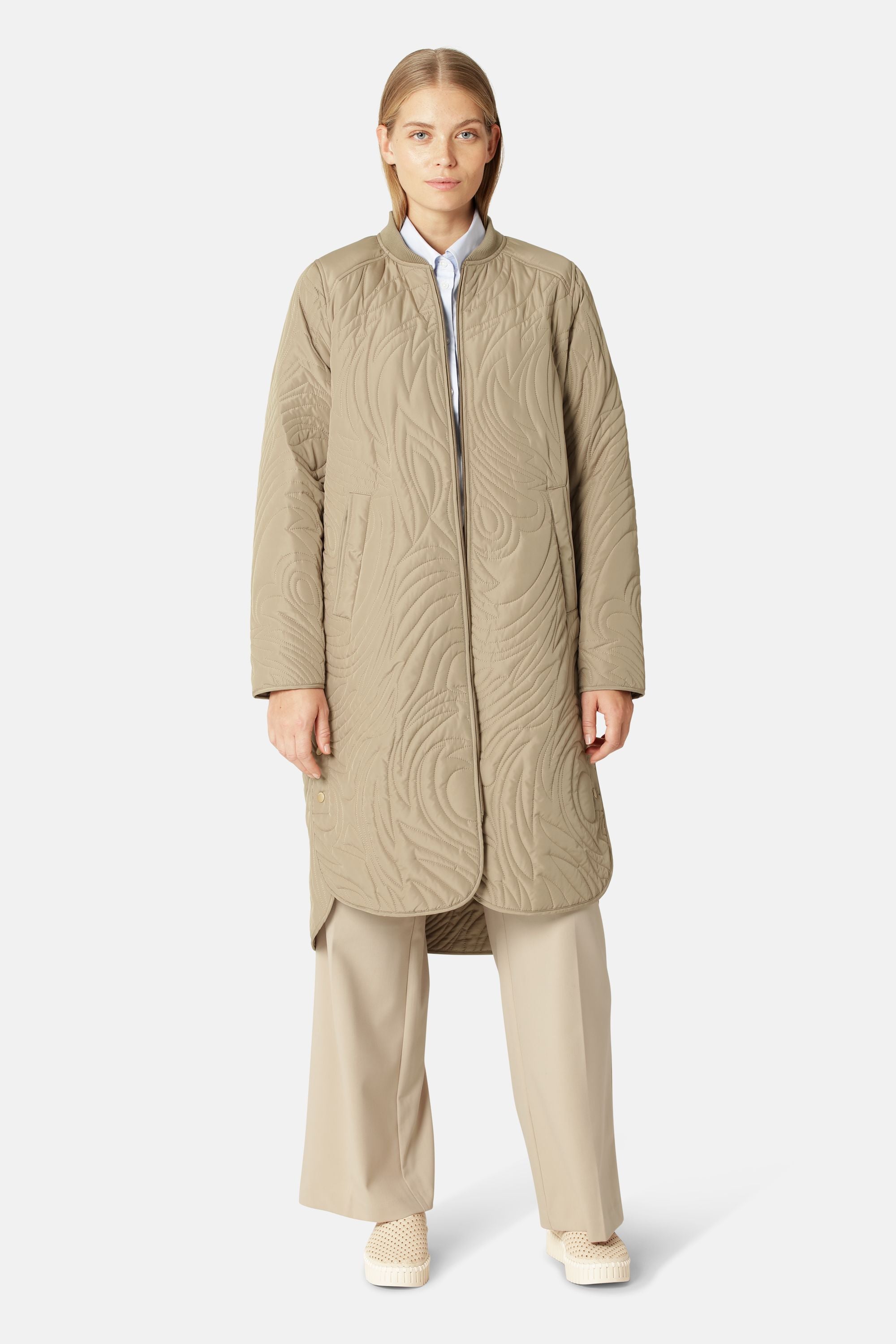 Quilt Jacket - Greige